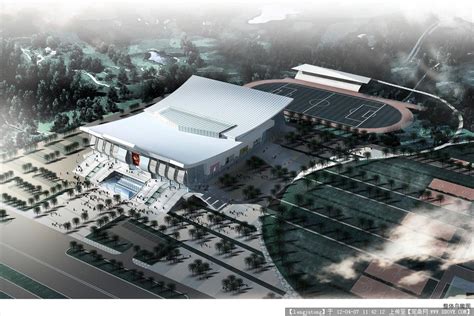 荆门市体育文化中心规划与建筑设计方案cad