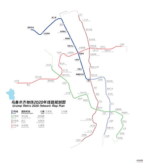 乌鲁木齐地铁 - 地铁线路图