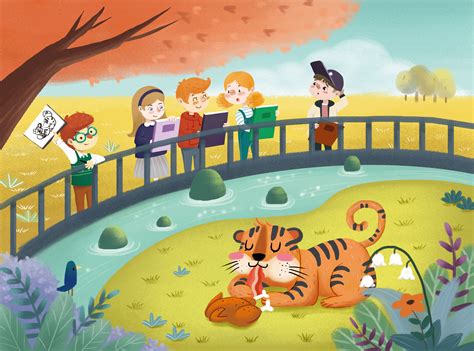 快乐玩耍的小朋友和小动物EPS素材免费下载_红动中国