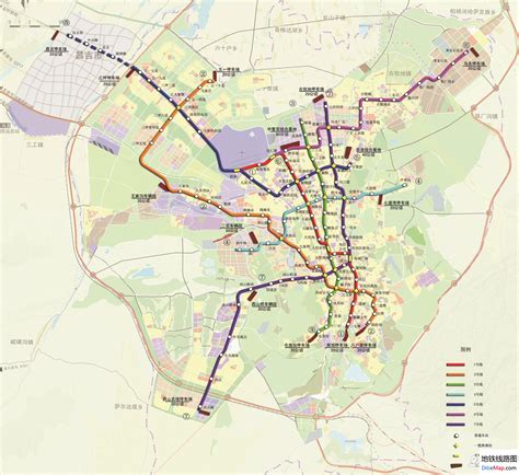 乌鲁木齐地铁 - 地铁线路图