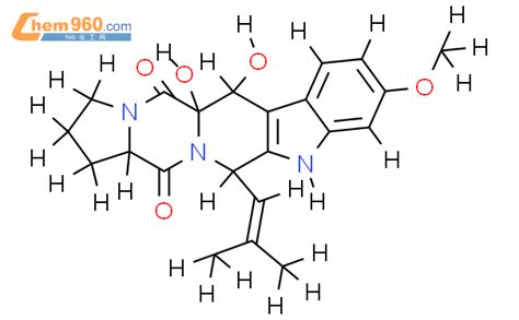 111427-99-7,12,13-dihydroxyfumitremorgin C化学式、结构式、分子式、mol – 960化工网