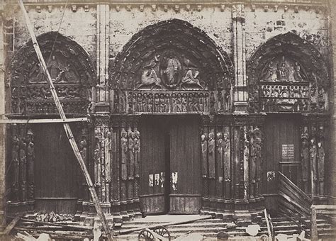 Sold Price: Charles MARVILLE (1816-1879) Cathédrale de Chartres ...