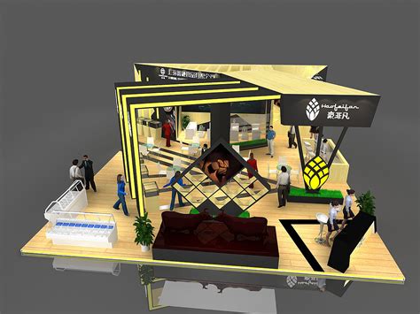 展会 展台 展位 3D效果图 案例赏析|三维|动漫|小成3D设计师 - 原创作品 - 站酷 (ZCOOL)