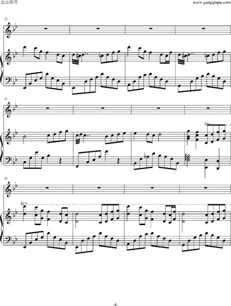 周杰伦雨下一整晚（弹唱版、钢琴+二胡）钢琴谱 - EE钢琴谱