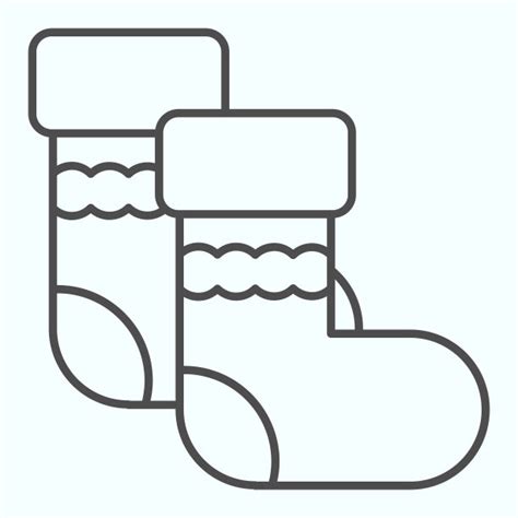 简约简笔画袜子图标素材免费下载 - 觅知网