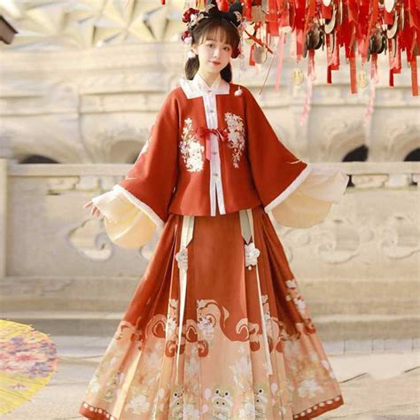 （今日5折）虎年汉服拜年服女装中国风新年战袍春节适合过年穿的喜庆古装冬季—汉服