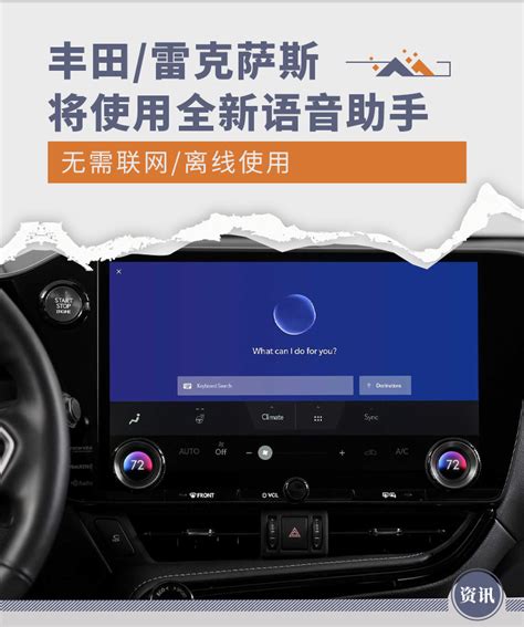 无需联网/离线使用 丰田将使用全新智能语音助手-新浪汽车