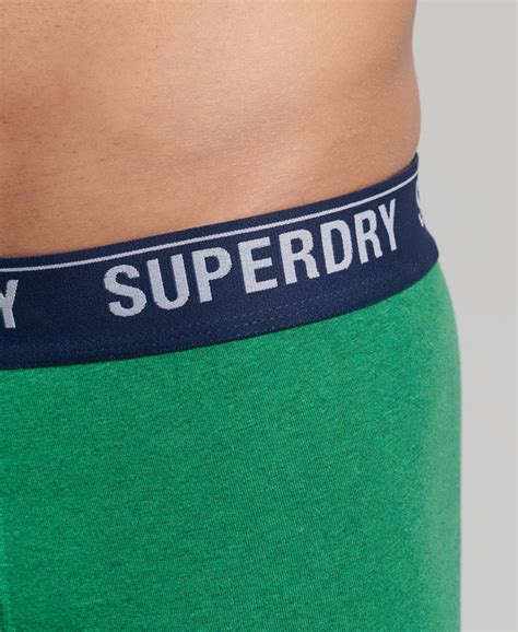 Superdry Duopak slips van biologisch katoen - Heren Ondergoed voor Heren