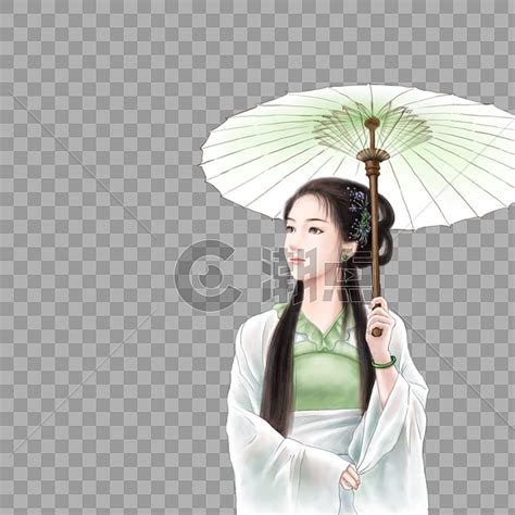 古风头像执伞女生图片高清