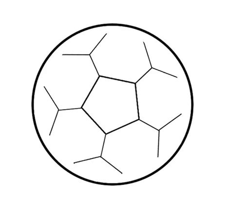 超级简单的足球简笔画步骤 - 学院 - 摸鱼网 - Σ(っ °Д °;)っ 让世界更萌~ mooyuu.com