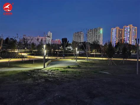 新疆哈密市伊州区建设东路哈铁公园亮化