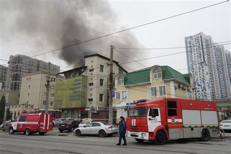 俄罗斯联邦安全局罗斯托夫州分局一建筑发生火灾