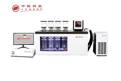 智能运动粘度测量系统 IVS400-4（带自动清洗） - 粘度仪-运动乌氏粘度-自动粘度测定-杭州中旺科技有限公司
