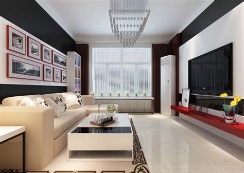 现代简约三居室105平米15万-房山401所装修案例-北京房天下家居装修网