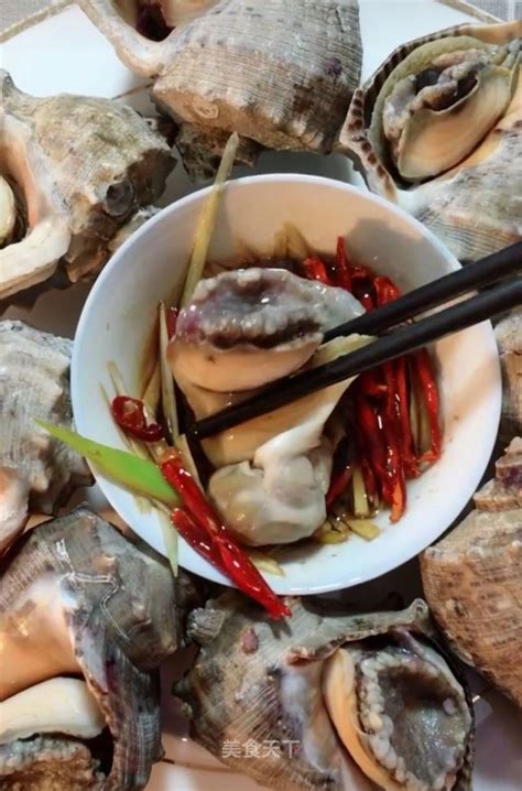 煮海螺蘸料怎么做好吃,最简单的海螺蘸料,海螺蘸料汁怎么调芥末_大山谷图库