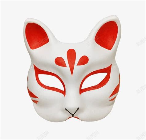日式狐狸面具图片
