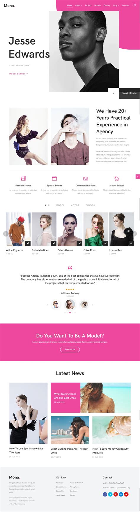 女性时尚网站页面布局，优质的女人网站html模板_墨鱼部落格