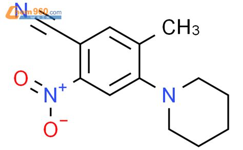 97112-74-8_Benzonitrile, 5-methyl-2-nitro-4-(1-piperidinyl)-CAS号:97112 ...