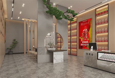 烟酒店设计方案|space|Home Decoration Design|YUE商业展示设计_Original作品-站酷ZCOOL