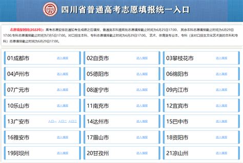 2022四川高考志愿填报系统登录入口（附操作图解）-成都全关注