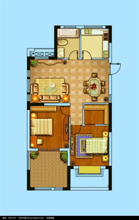 60平米房子设计平面图_土巴兔装修效果图