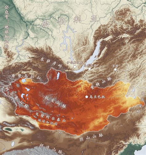 蒙古国地图高清中文版-蒙古国地图高清版大图下载-绿色资源网
