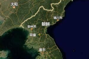 朝鲜卫星地图_朝鲜地图库_地图窝