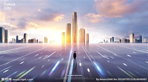 未来科技城市发展背景设计图__其他_现代科技_设计图库_昵图网nipic.com