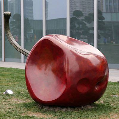 不锈钢苹果 苹果造型雕塑-宏通雕塑