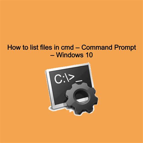 CMD List Files: How to List Files in Command Prompt Windows 10/11 ...