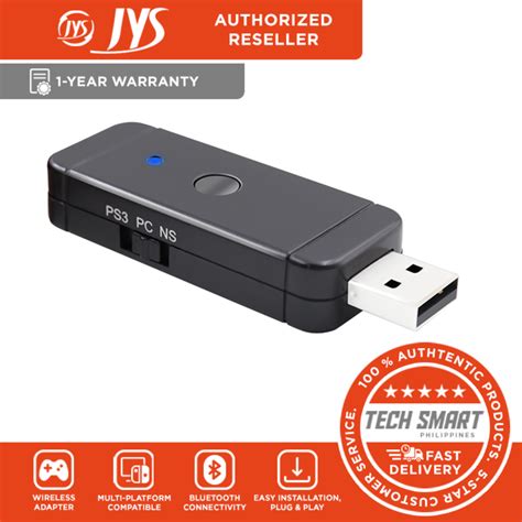 JYS NS-130 Wireless Controller Adapter for Nintendo Switch, Windows (PC ...