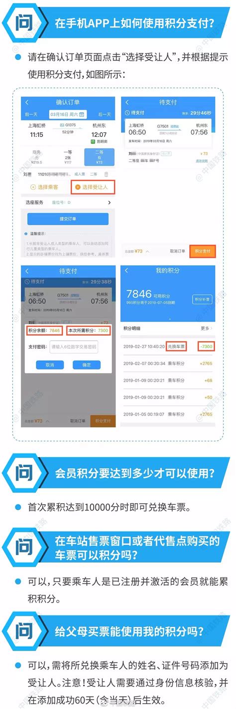 中国铁路发布12306积分换火车票攻略:真的能省钱