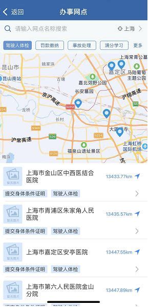 上海驾驶证换证体检医院- 上海本地宝