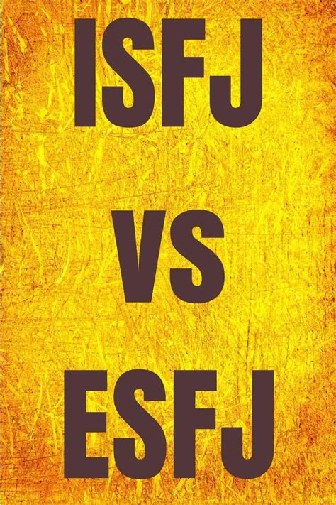 ISFP vs ESFJ - Pesonality Guru