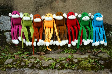 针织猴子，象征 2016 年，猴年高清摄影大图-千库网