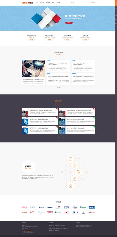 技术资讯类企业网站设计|企业官网|网页|Meow豆 - 原创设计作品 - 站酷 (ZCOOL)