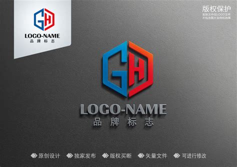 GH标志GH字母logo,家居装饰,LOGO/吉祥物设计,设计,汇图网www.huitu.com