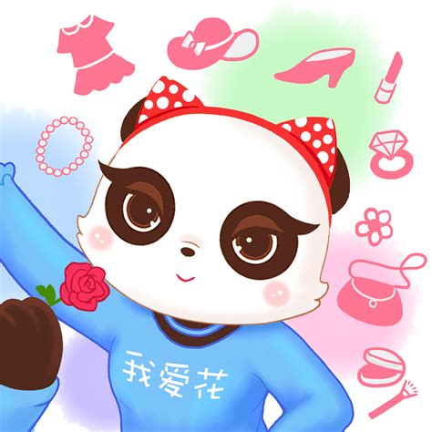非主流熊猫情侣头像动漫