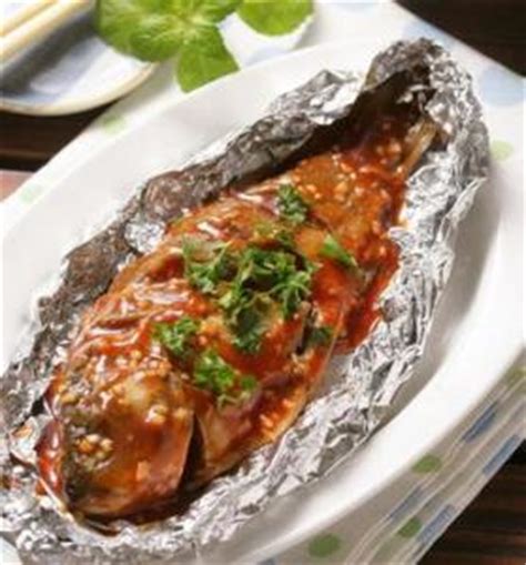 纸包烤鱼,中国菜系,食品餐饮,摄影素材,汇图网www.huitu.com