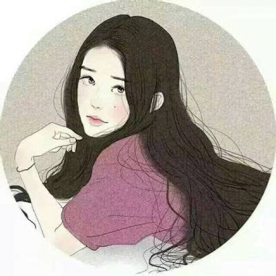 时尚甜美女生特效头像动漫