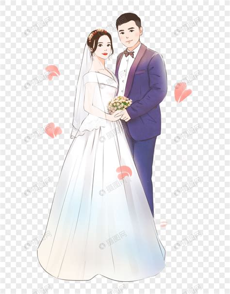 新娘手绘图片