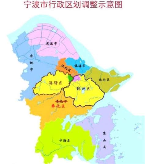宁波行政区划图：宁波市10个县级行政单位_房家网