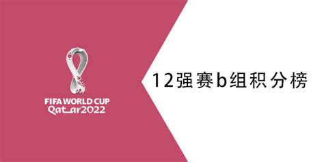 世预赛12强赛b组积分榜-世预赛亚洲区12强赛b组排名-潮牌体育