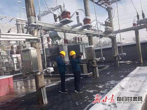甘肃受雪灾中断供电用户90%以上恢复供电