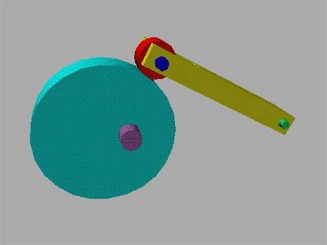 [每日学机械]圆盘凸轮机构的原理及动画展示！