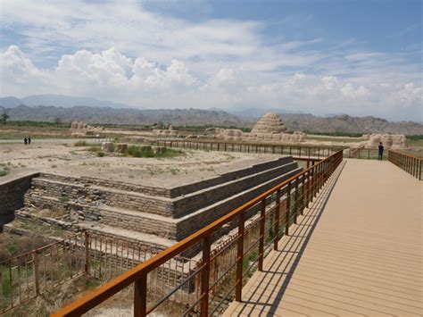 银川西夏陵国家考古遗址公园,高山丘壑,自然风景,摄影素材,汇图网www.huitu.com