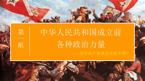 统编版必修三1.1 中华人民共和国成立前各种政治力量 课件（22张PPT）-21世纪教育网