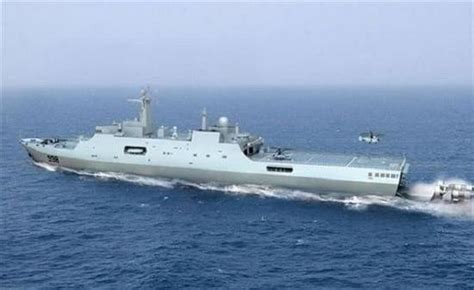 疑解放军最新071型船坞登陆舰图片曝光 已装备3艘-闽南网