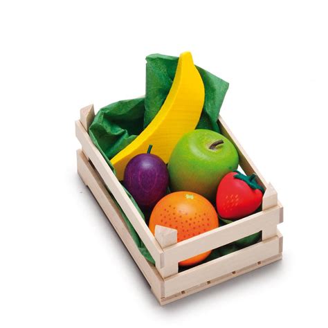 Erzi frutta da tagliare giocattoli di legno | Pirum