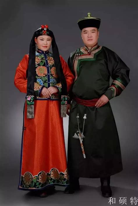 女士蒙古袍长款传统蒙古族舞蹈演出服蒙族婚礼新娘服饰女蒙古衣服-阿里巴巴
